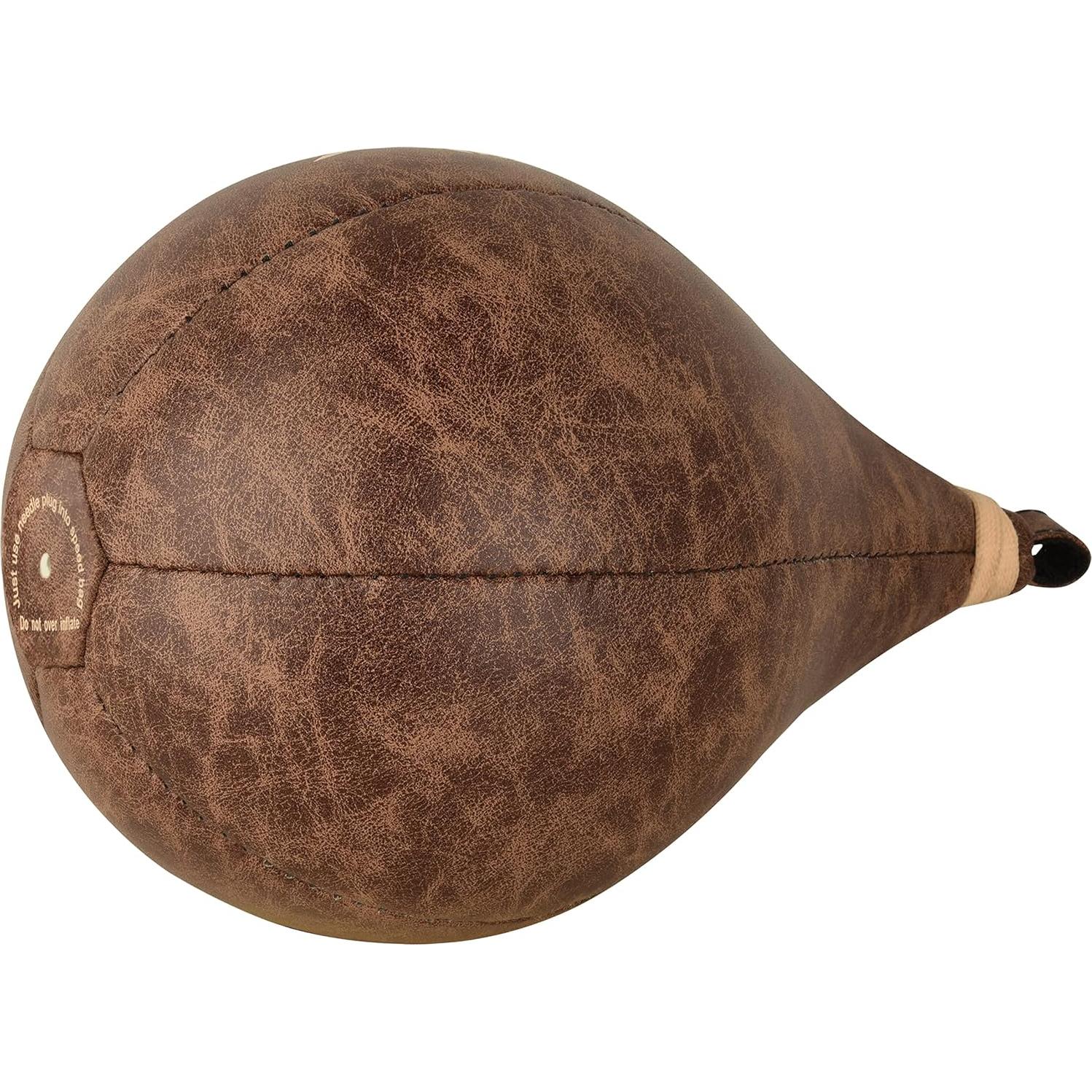 Bolsa de Velocidad FISTRAGE de Cuero para Boxeo y MMA 53x30cm