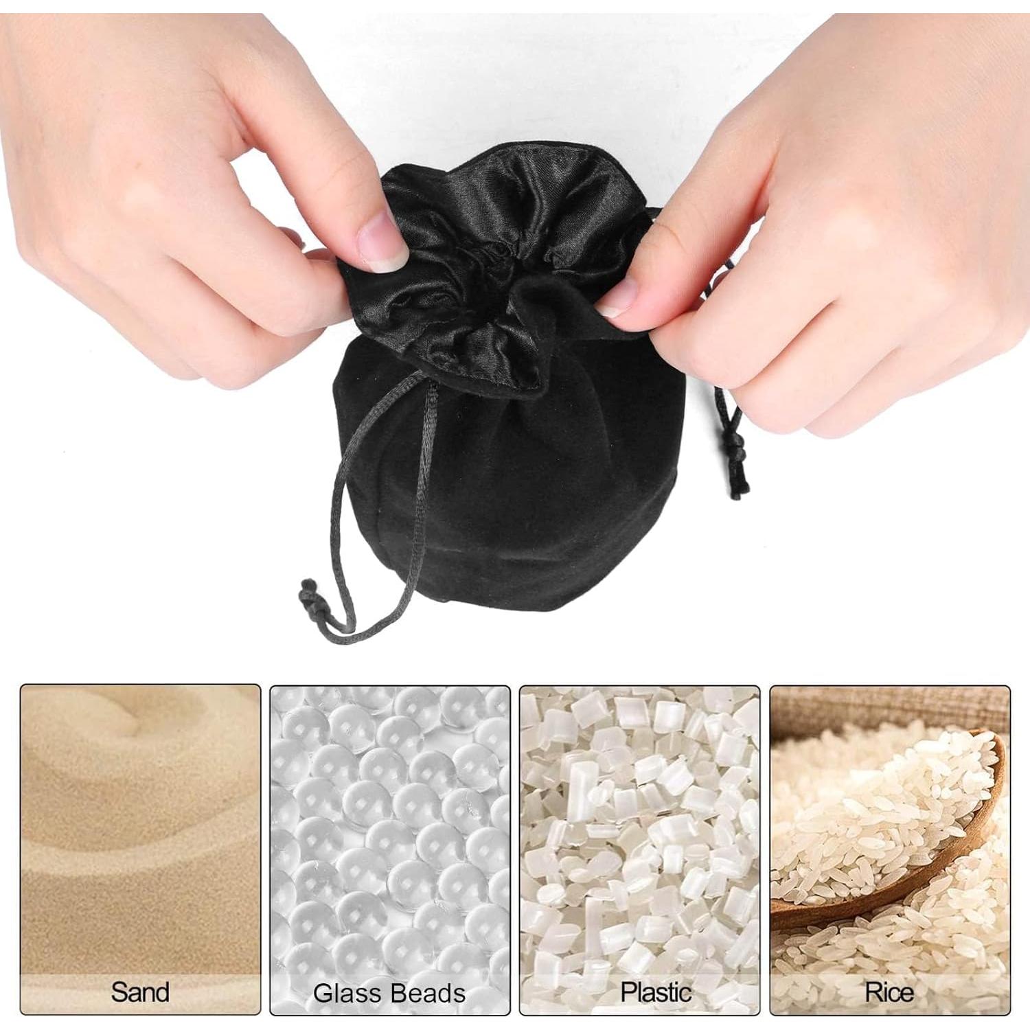 Bolsa de Esquiva de Boxeo INNOLIFE de Franela Negra para Entrenamiento