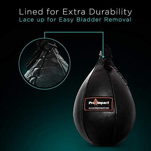 Bolsa de Velocidad Pro Impact de Cuero PU - Pera 12.7x17.8cm