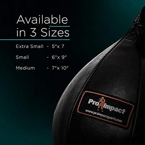 Bolsa de Velocidad Pro Impact de Cuero PU - Pera 12.7x17.8cm