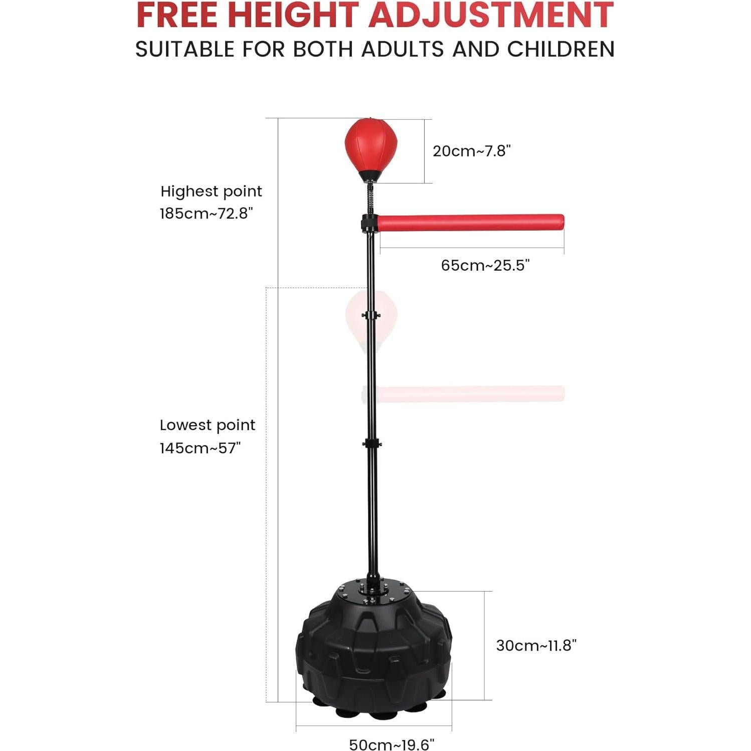 Entrenador de Boxeo Rotativo INNOLIFE TM-0036-F1 Ajustable