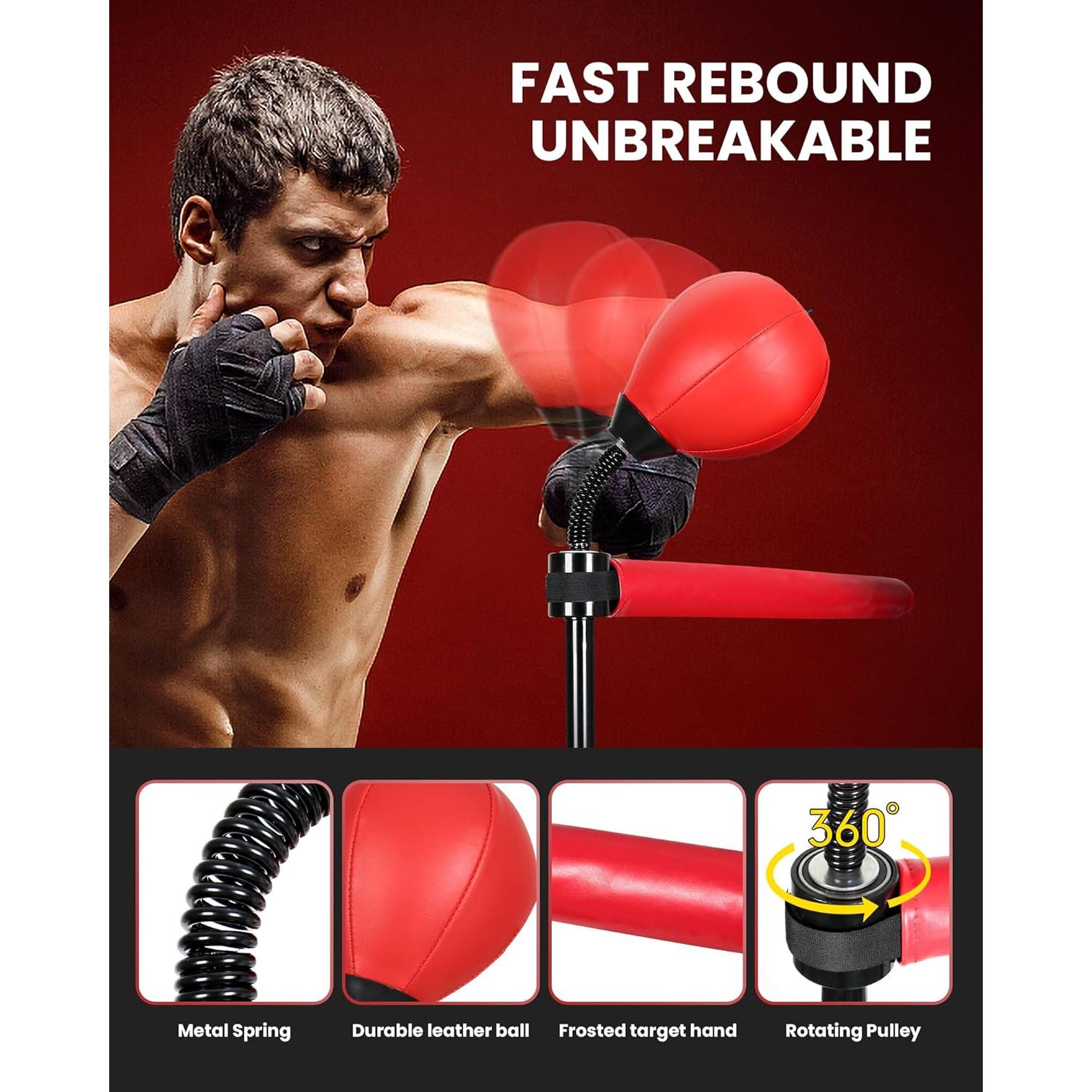 Entrenador de Boxeo Rotativo INNOLIFE TM-0036-F1 Ajustable