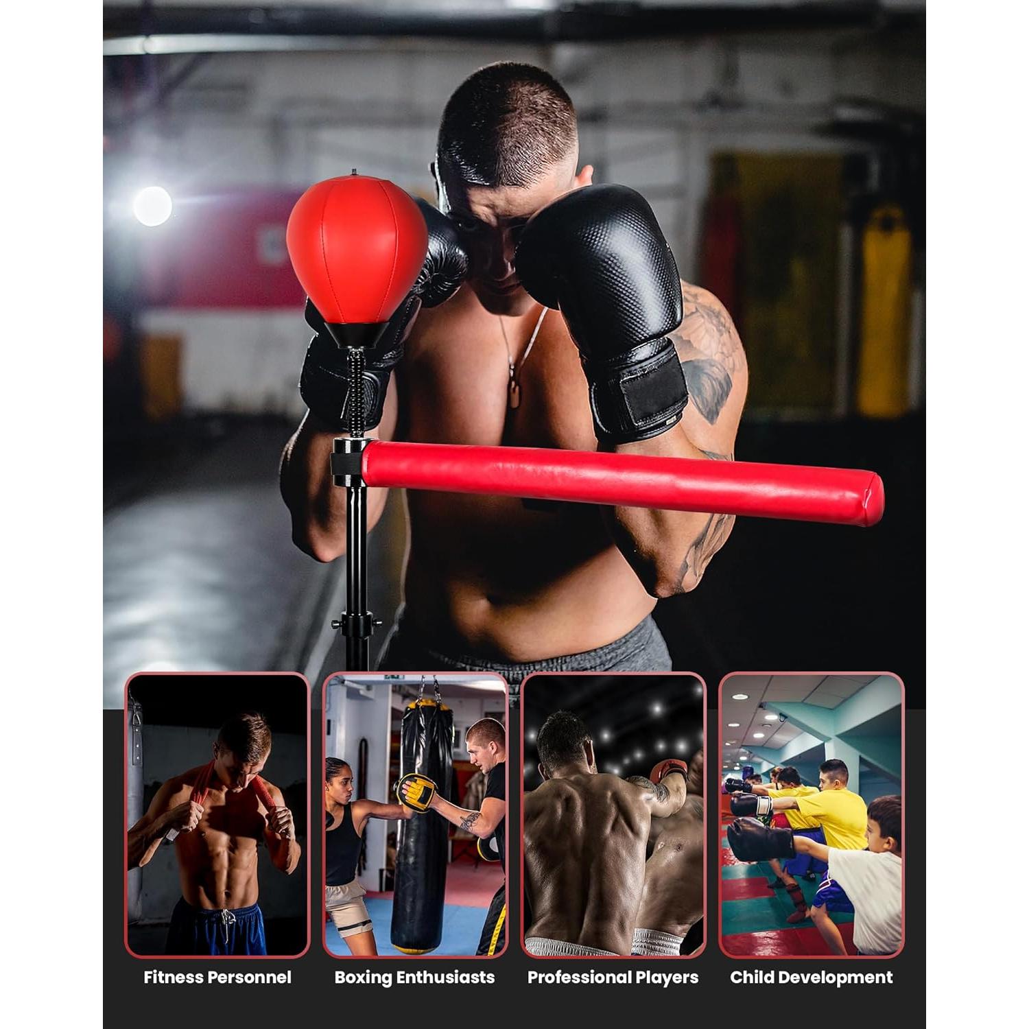 Entrenador de Boxeo Rotativo INNOLIFE TM-0036-F1 Ajustable