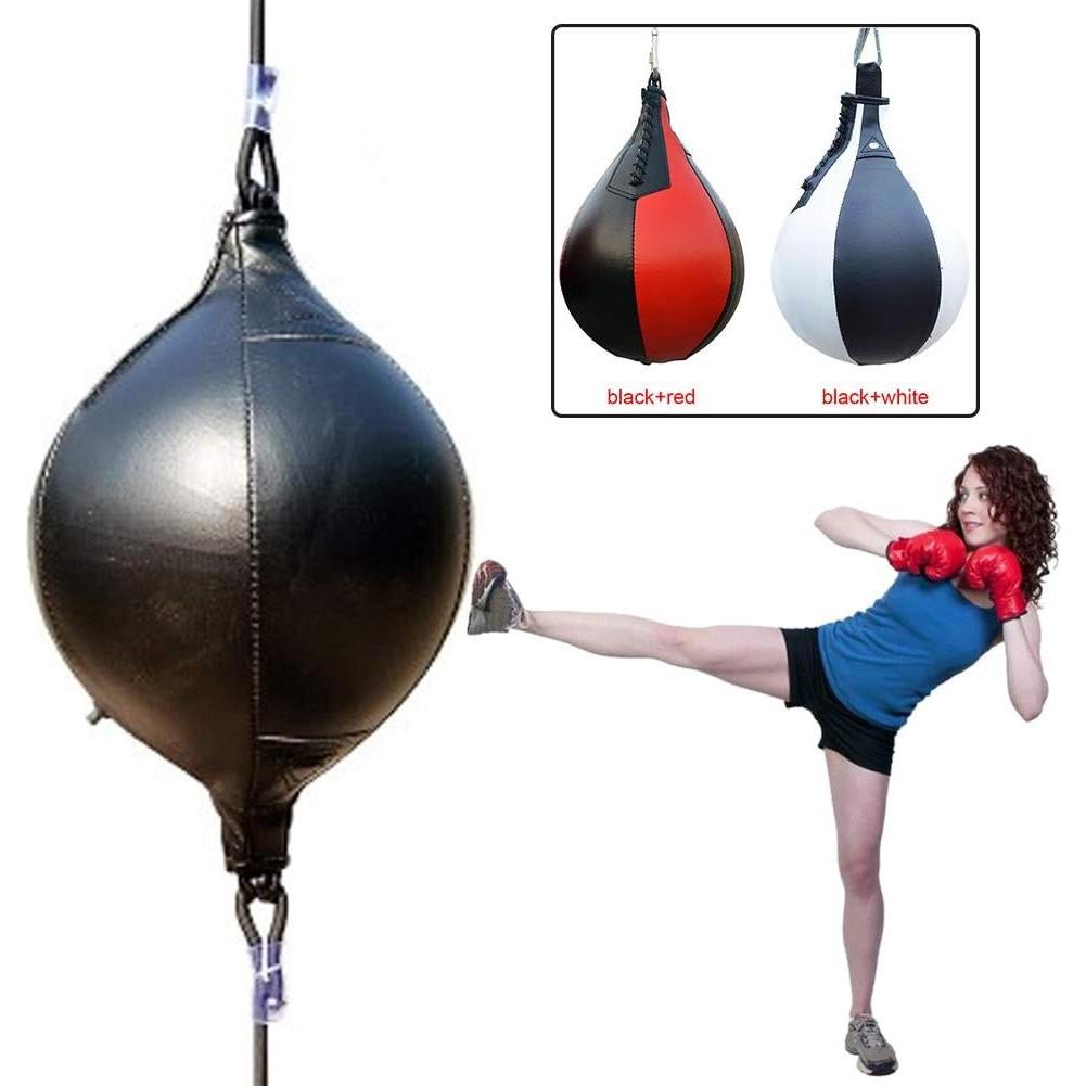 Bola de Golpeo Rápido CALIDAKA de Cuero PU para Boxeo