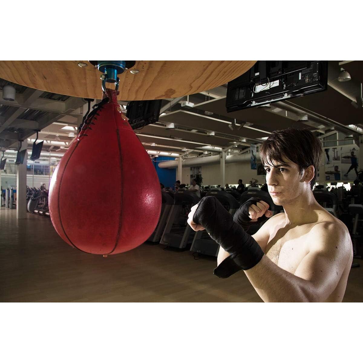 Bolsa de Velocidad de Cuero CLETO REYES Pequeña Rojo Clásico