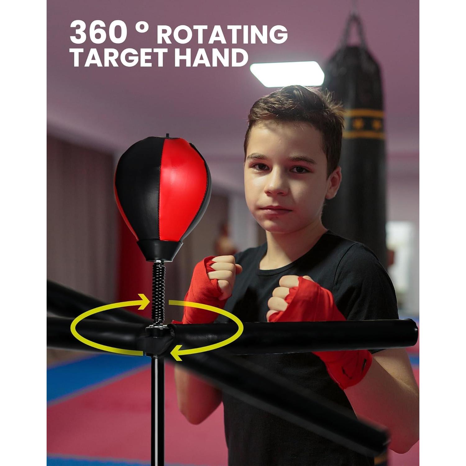 Barra de Boxeo INNOLIFE Ajustable para Niños 7-12 Años