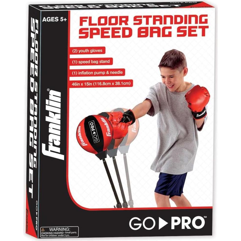 Guantes de Boxeo Franklin Sports para Niños + Set Speed Bag 116 cm