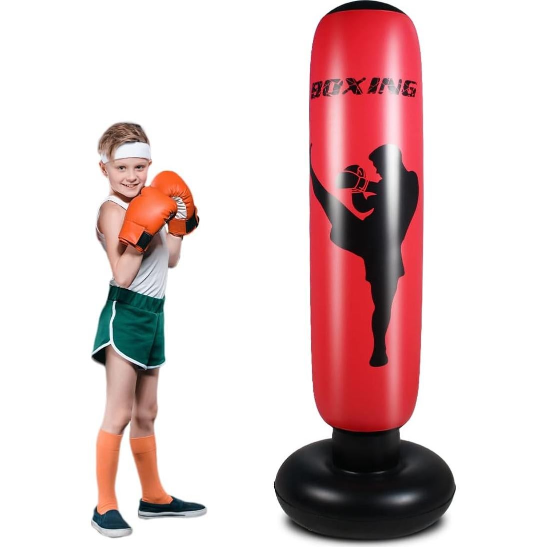 Saco de Boxeo Inflable SUNSHINE-MALL 170cm para Niños