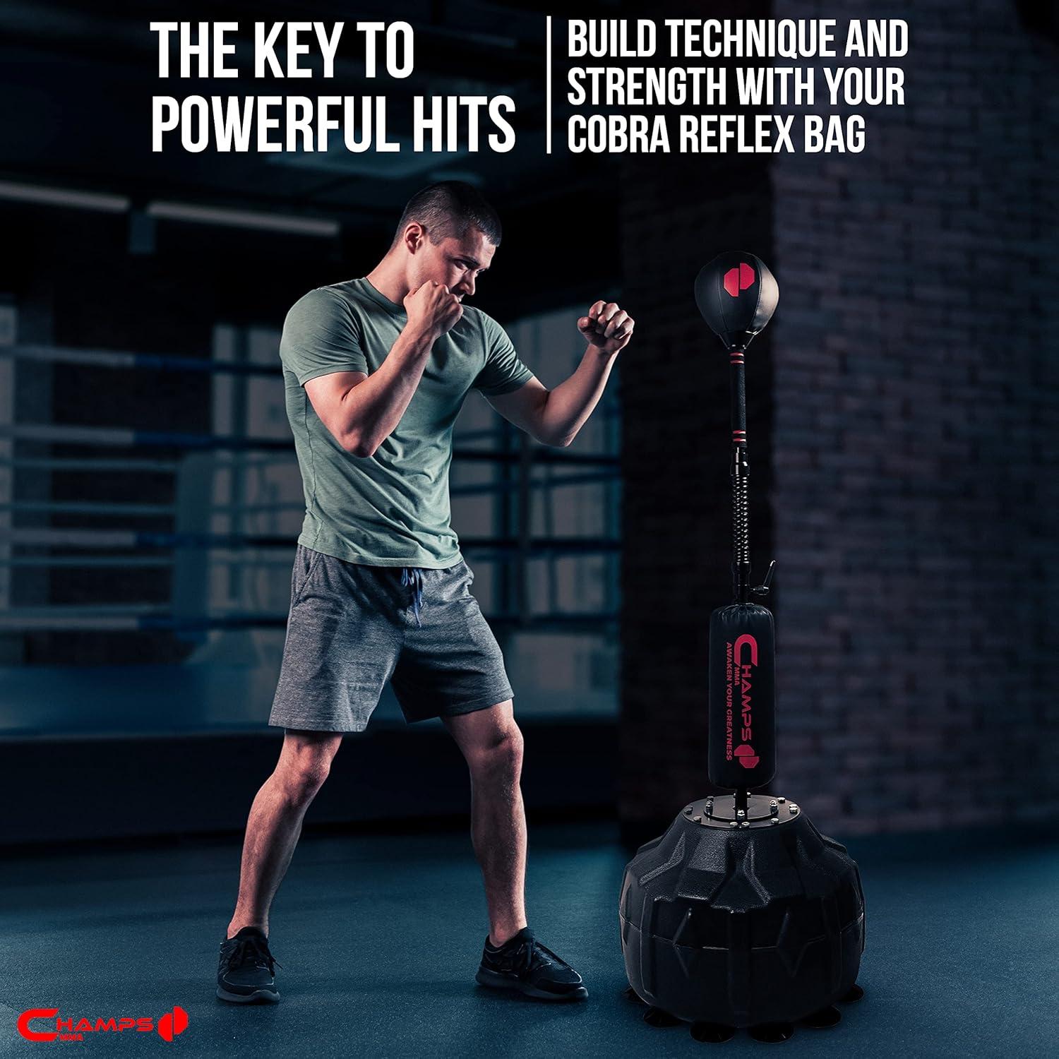 Bolsa de Boxeo Cobra Champs MMA Ajustable con Rebote Rápido