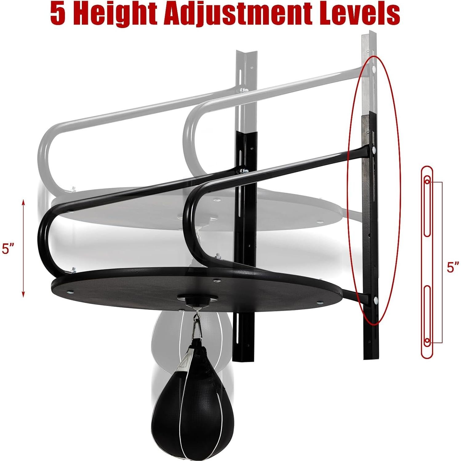 Soporte de Bolsa de Velocidad TROPOW Ajustable 5 Niveles