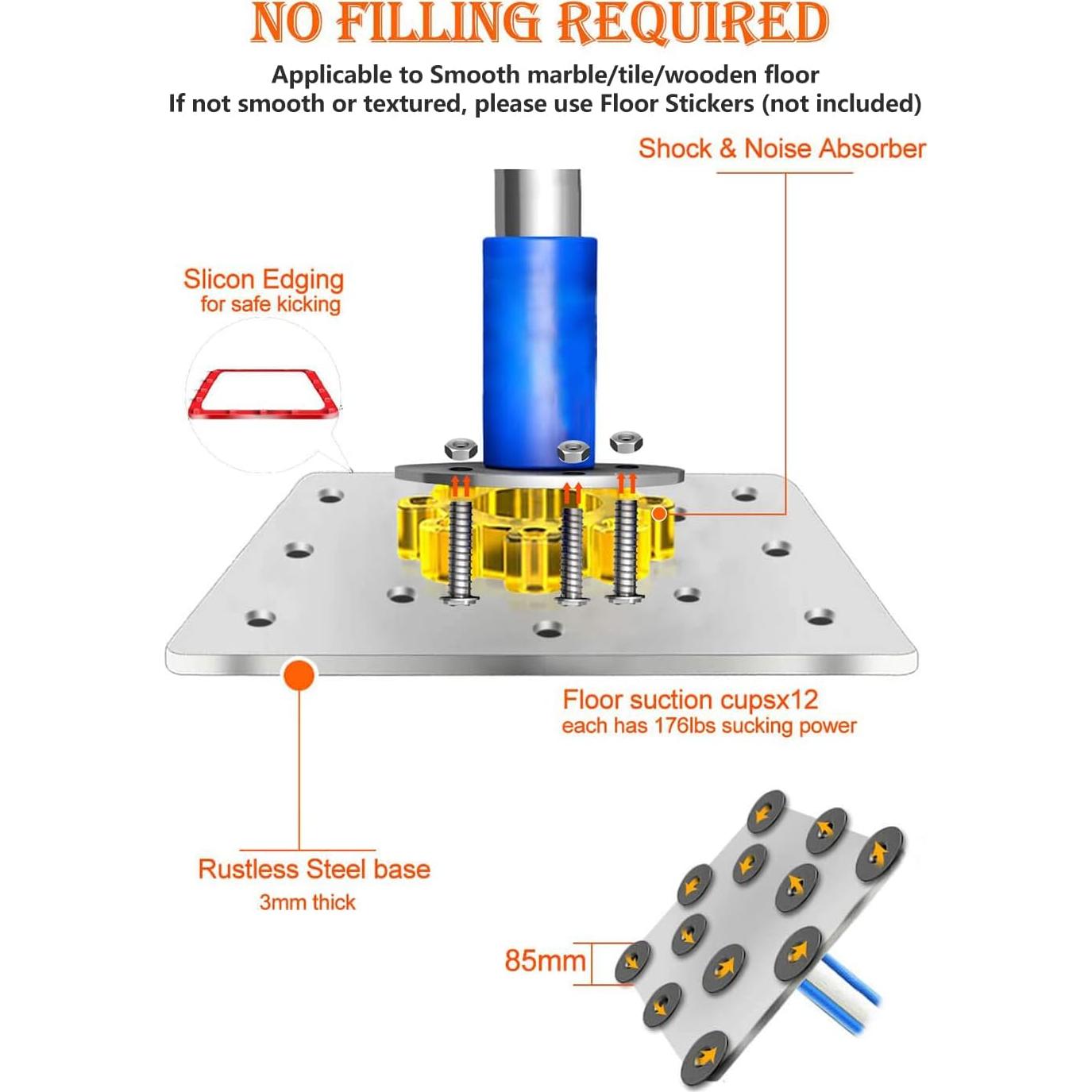 Bolsa de Boxeo Independiente Dripex para Niños 120 cm
