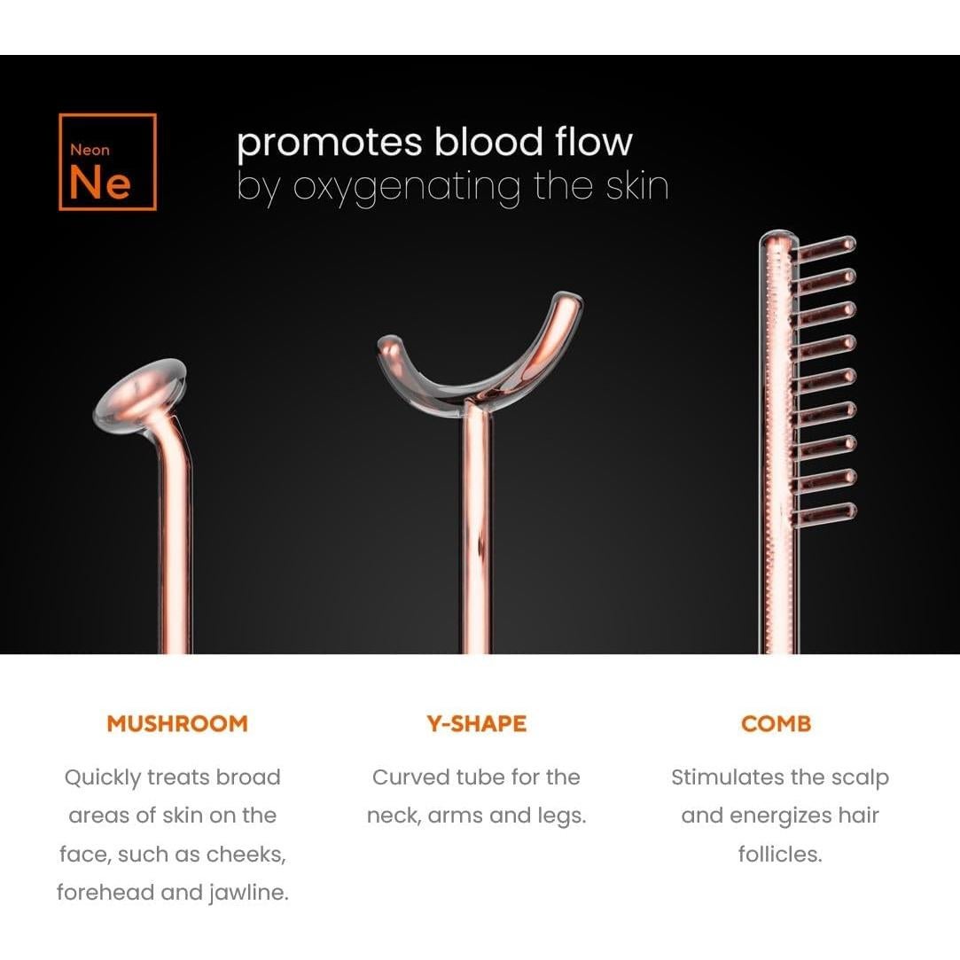 Máquina Terapia de Piel NuDerma Professional - 6 Varitas