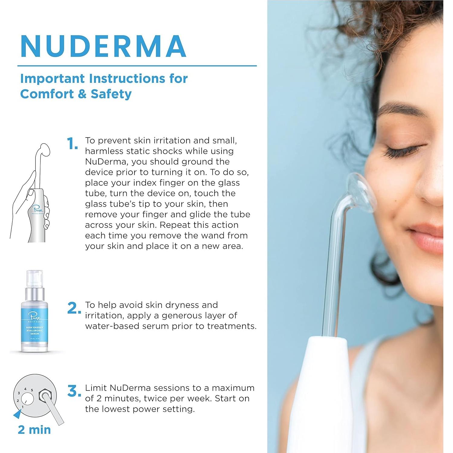 Máquina Terapia de Piel NuDerma Professional - 6 Varitas