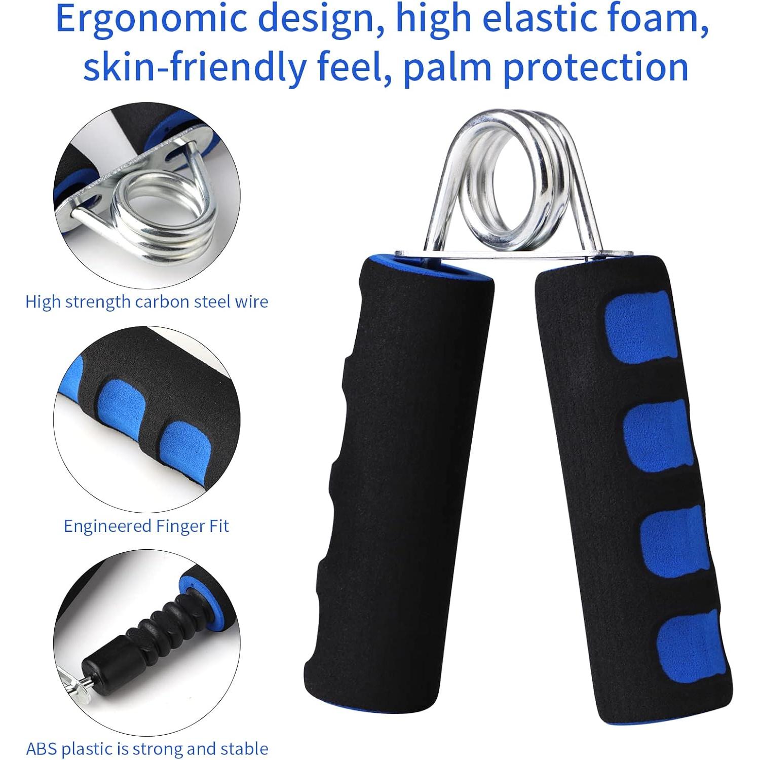 Agarraderas de Fuerza erduoduo - Paquete de 2, Espuma Suave