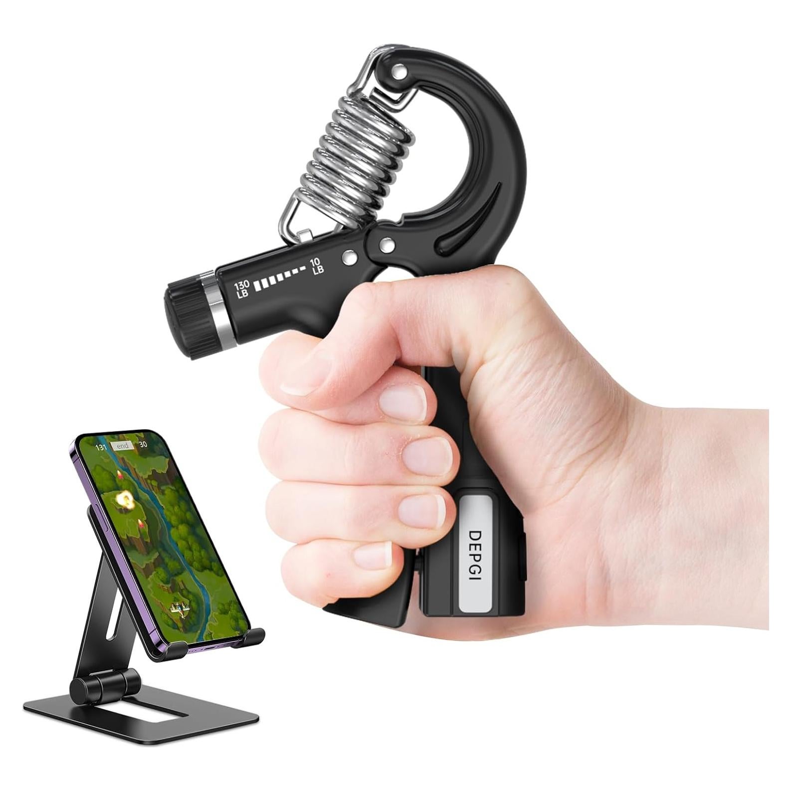 Entrenador de Fuerza de Agarre DEPGI con App - 2 Pack