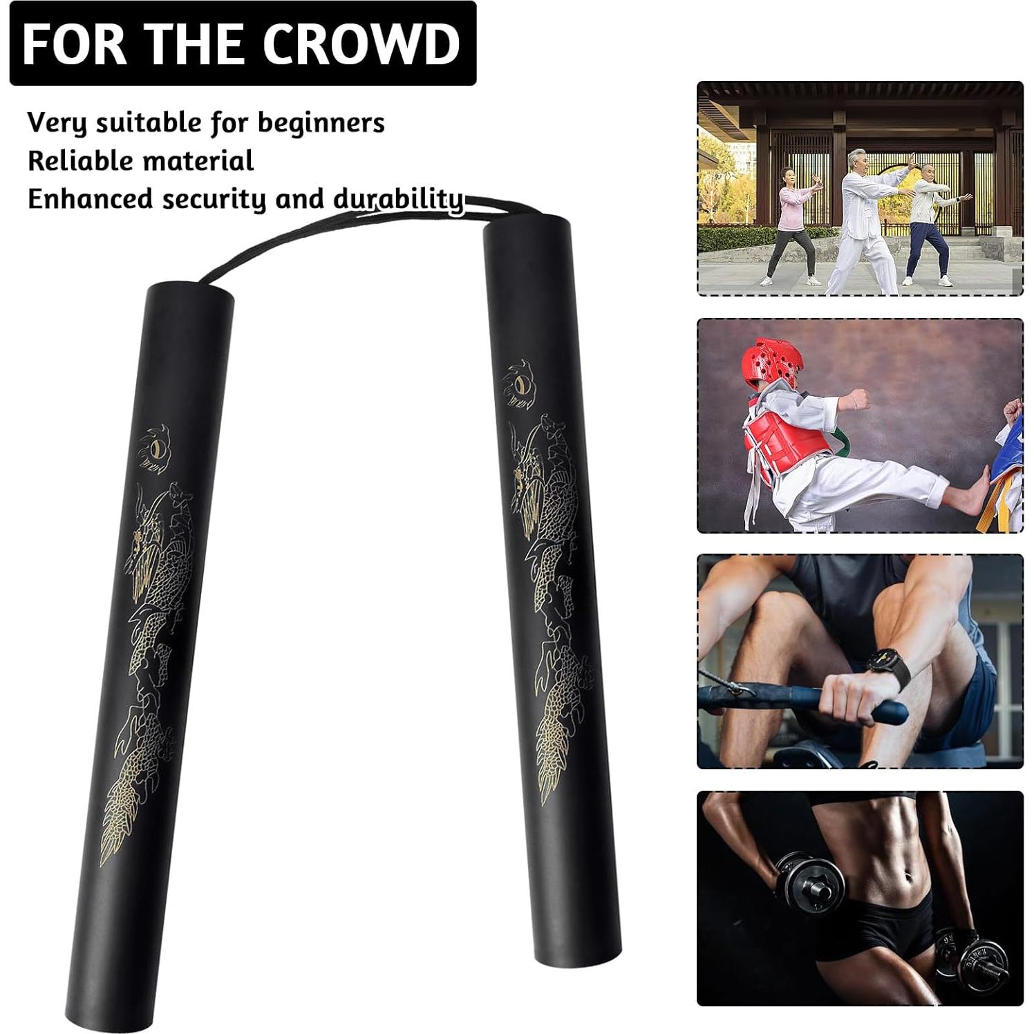 Palos de Entrenamiento de Goma Espuma Wpxmer 25.4x3.3cm