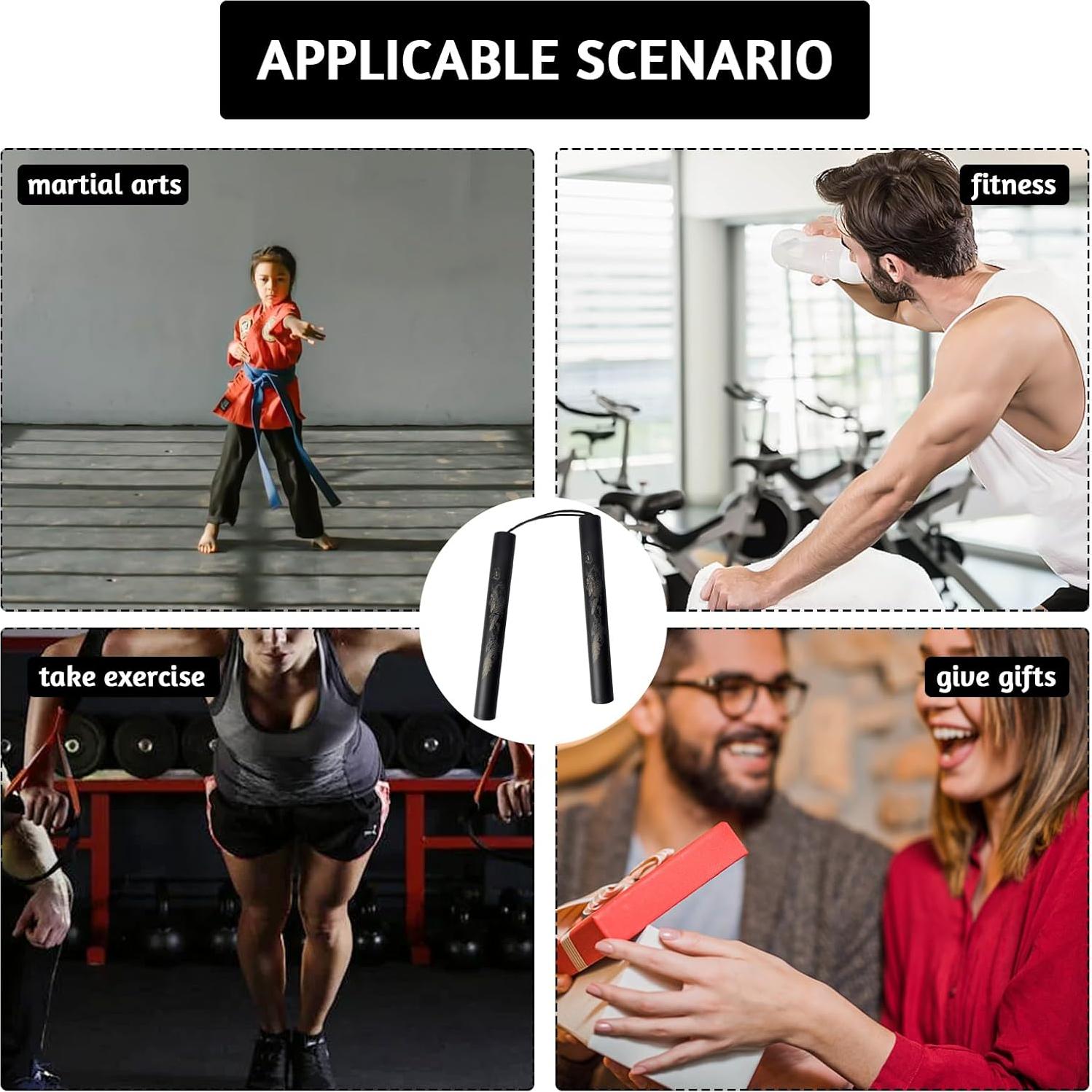 Palos de Entrenamiento de Goma Espuma Wpxmer 25.4x3.3cm