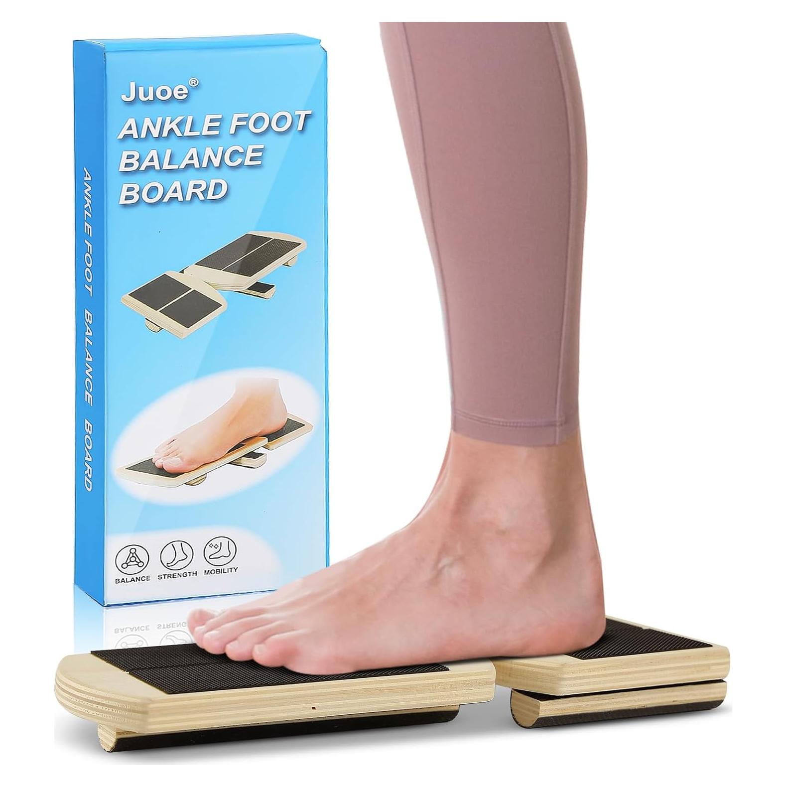 Entrenador de Fuerza para Tobillo Juoe - Tabla de Equilibrio Antideslizante