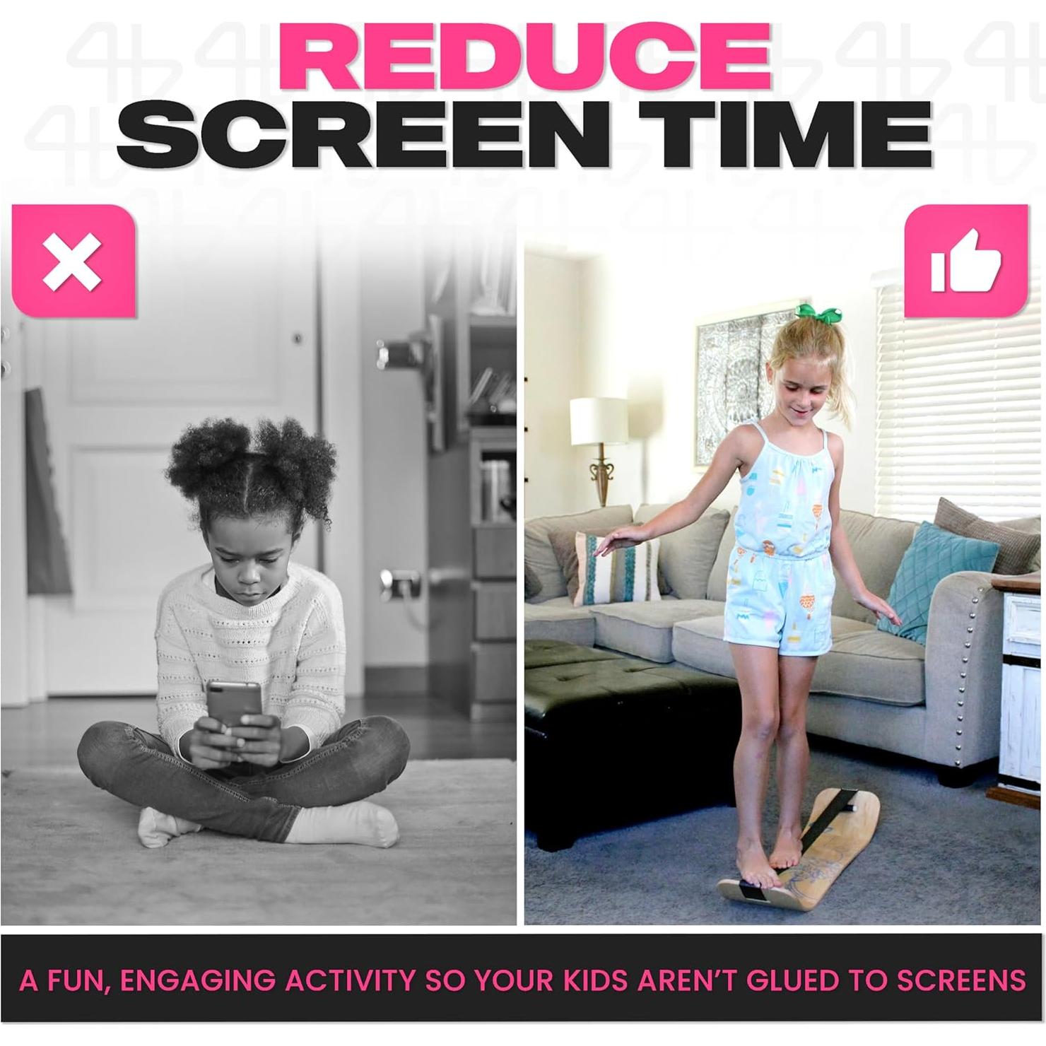 Tabla de Equilibrio 4Balancing para Niños - Madera - 80 cm