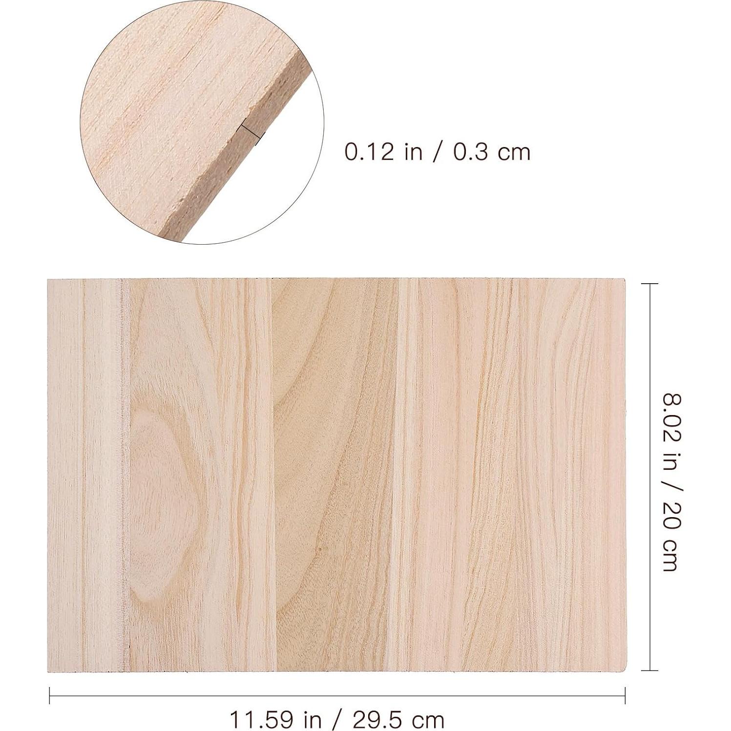 10 Tableros de Rompimiento de Madera Veemoon 30.5x20.4cm