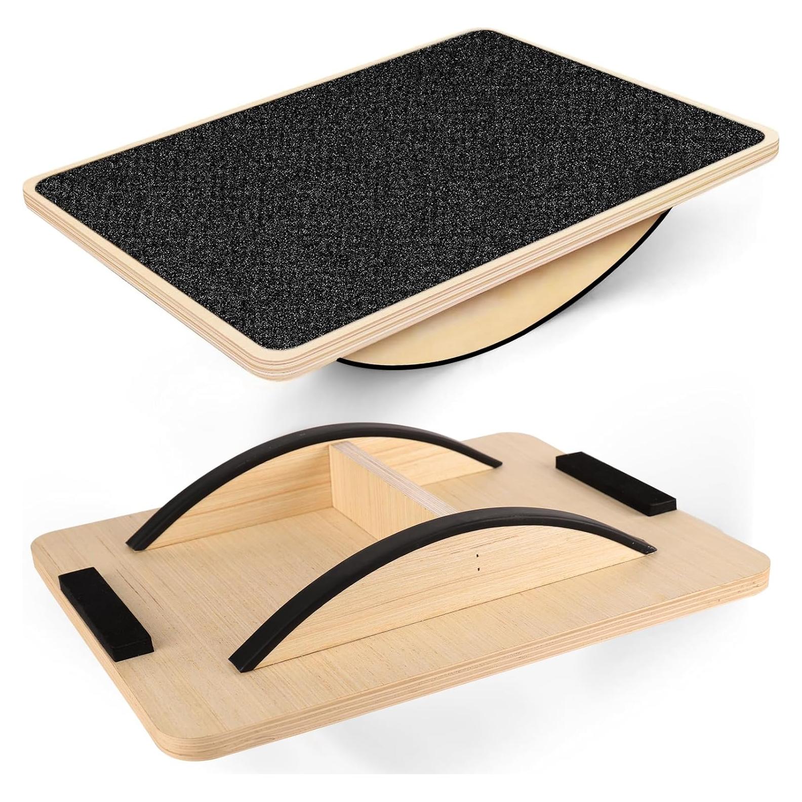 Tabla de Equilibrio JILTWO de Madera Antideslizante 44.5x34.3cm