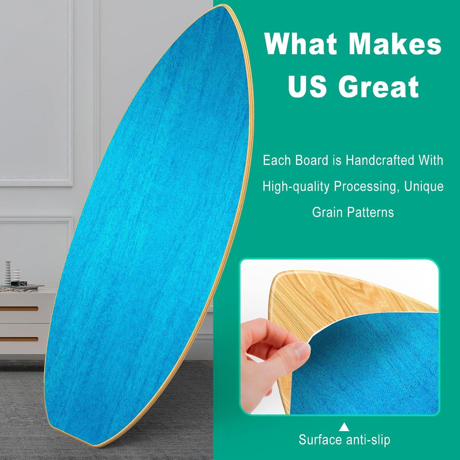 Tablero de Equilibrio Healfith de Madera Antideslizante 204kg