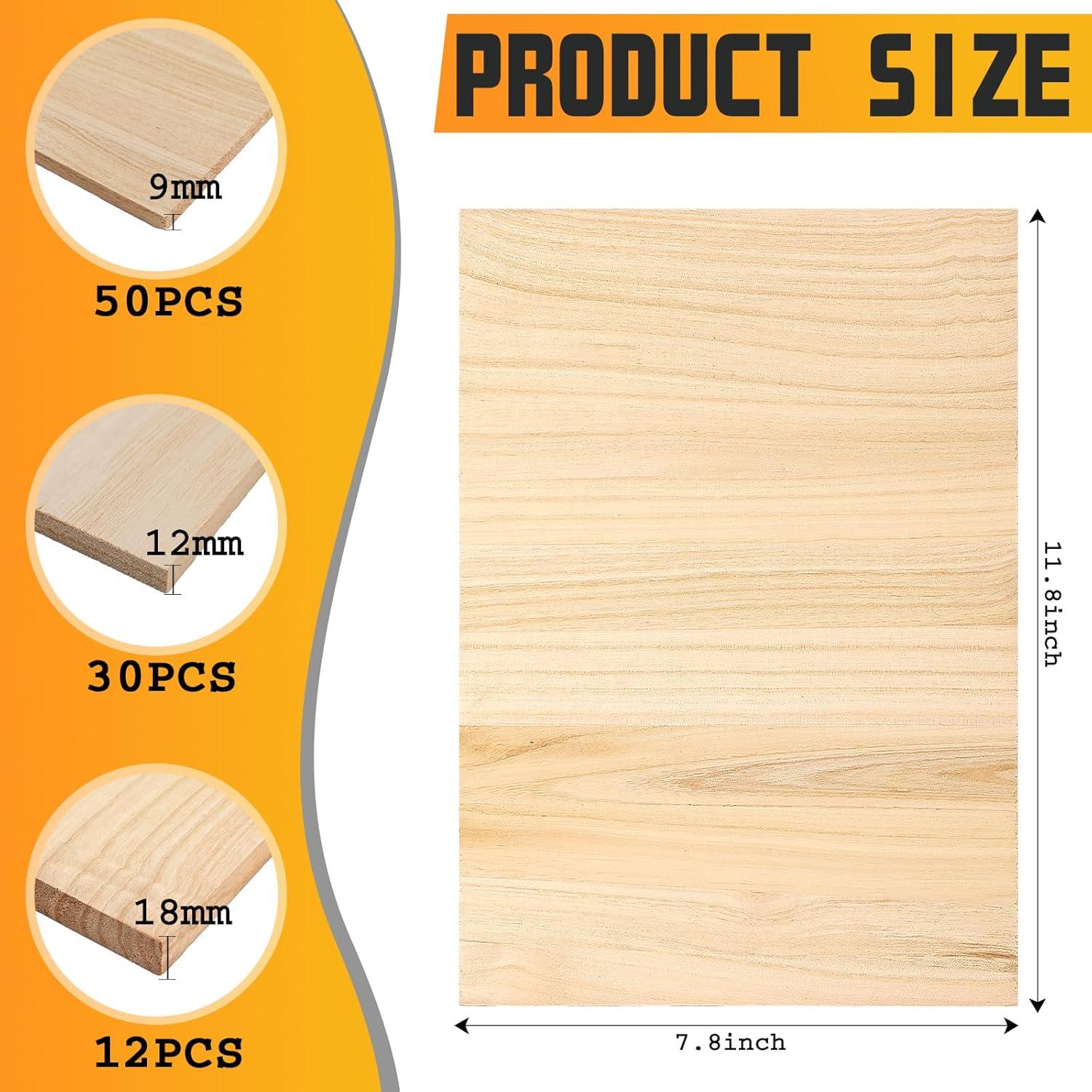 Tableros de Rompimiento Geetery 20 Piezas Madera 3mm y 6mm