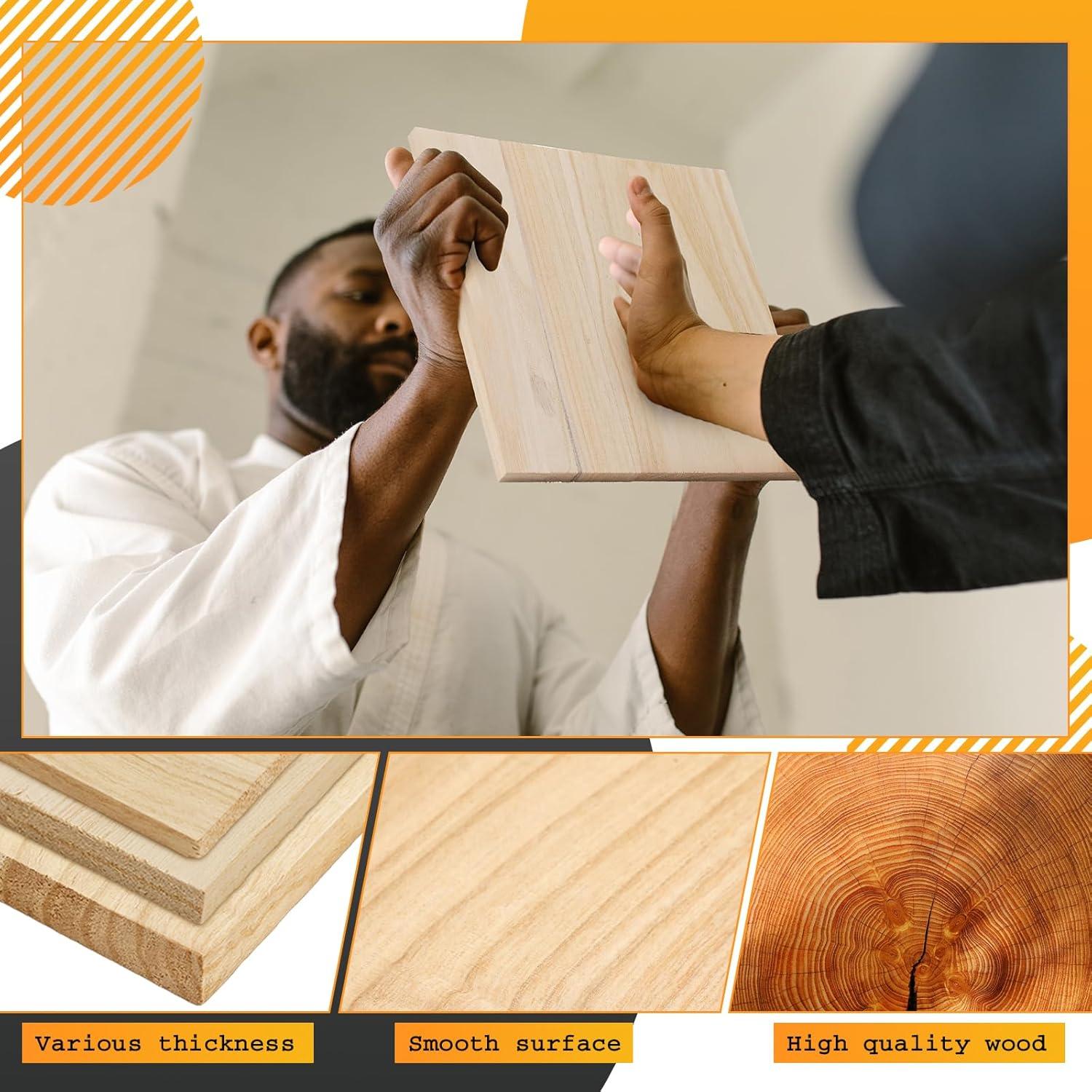 Tableros de Rompimiento Geetery 20 Piezas Madera 3mm y 6mm