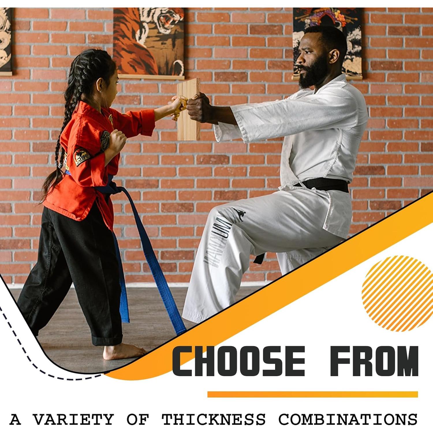 Tableros de Rompimiento Geetery 20 Piezas Madera 3mm y 6mm