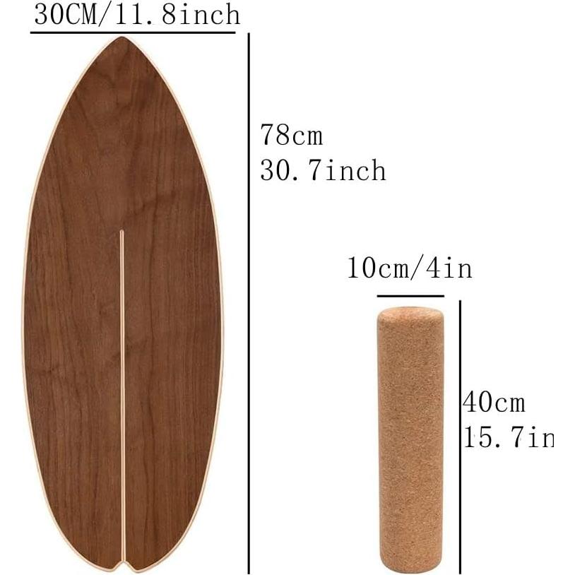 Tabla de Equilibrio ASKTOM 77.8 cm para Surf y Fitness