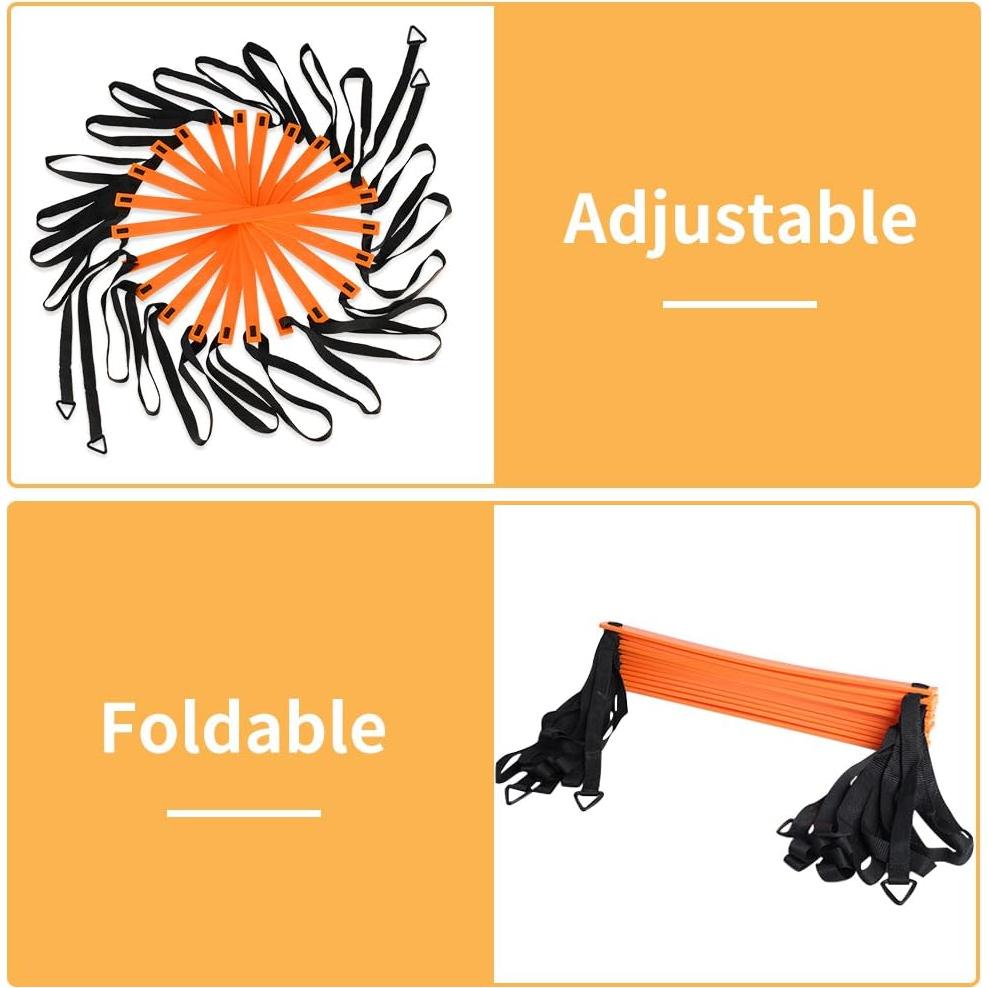 Escalera de Agilidad YISSVIC 6 Metros con 12 Peldaños Ajustables