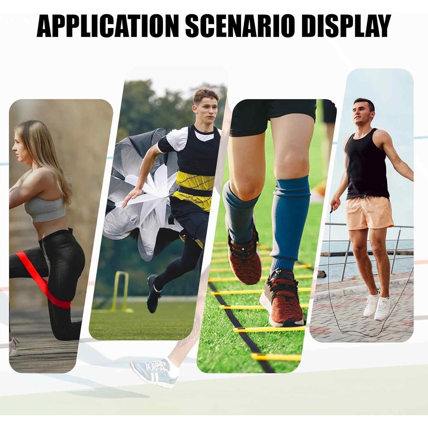 Escalera de Agilidad CHIWALLO 6.1m con Conos y Bandas