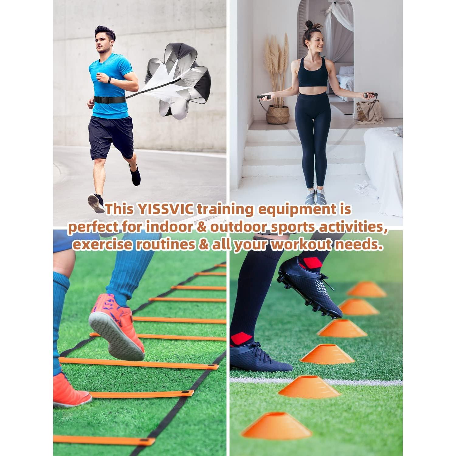 Escalera de Agilidad YISSVIC 6 Metros 12 Peldaños Ajustables