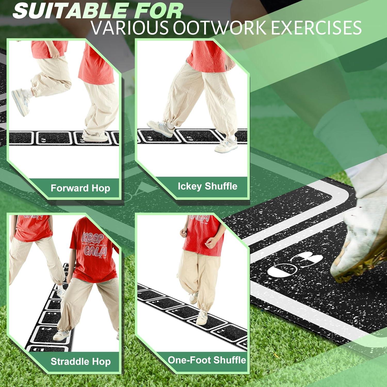 Escalera de Agilidad de Caucho WinnerWhy 4.57 m Antideslizante