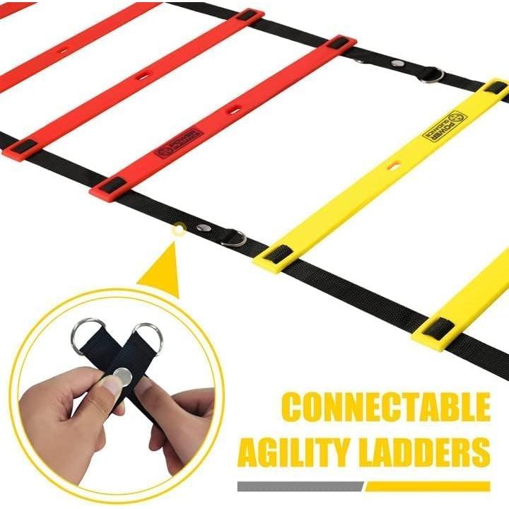 Escalera de Agilidad POWER GUIDANCE 6.1m con Conos - Entrenamiento