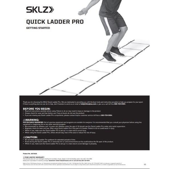 Escalera Rápida SKLZ 4.57m para Entrenamiento Deportivo