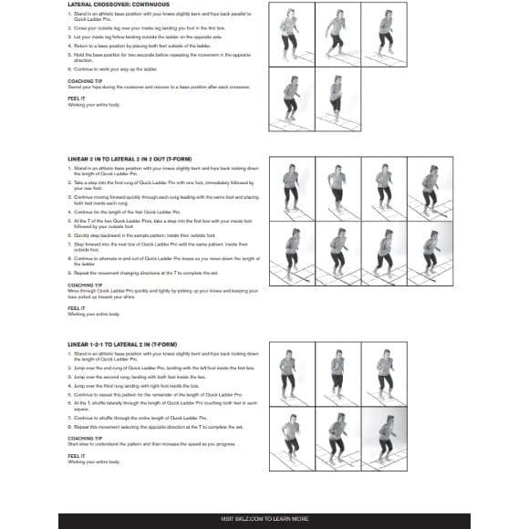 Escalera Rápida SKLZ 4.57m para Entrenamiento Deportivo