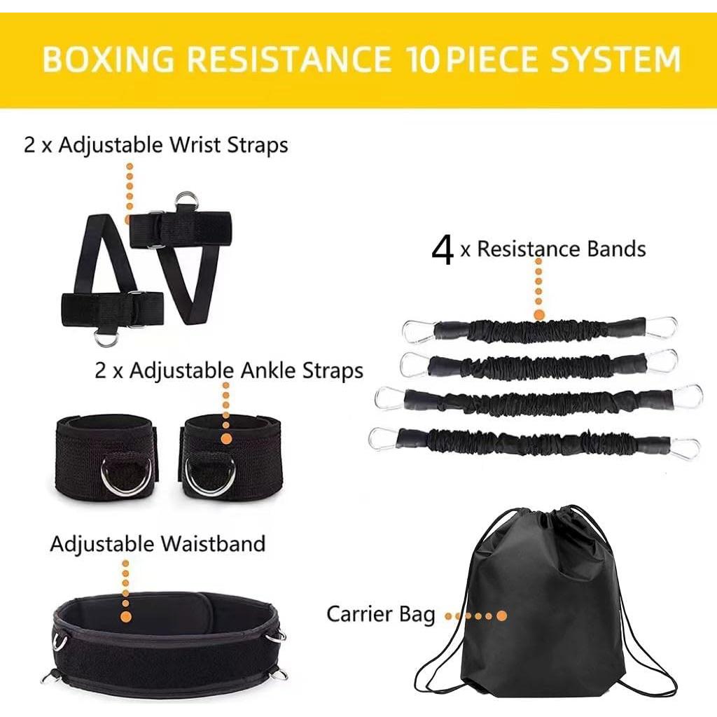 Bandas de Resistencia OYINDIZ 160LBS para Boxeo y Entrenamiento