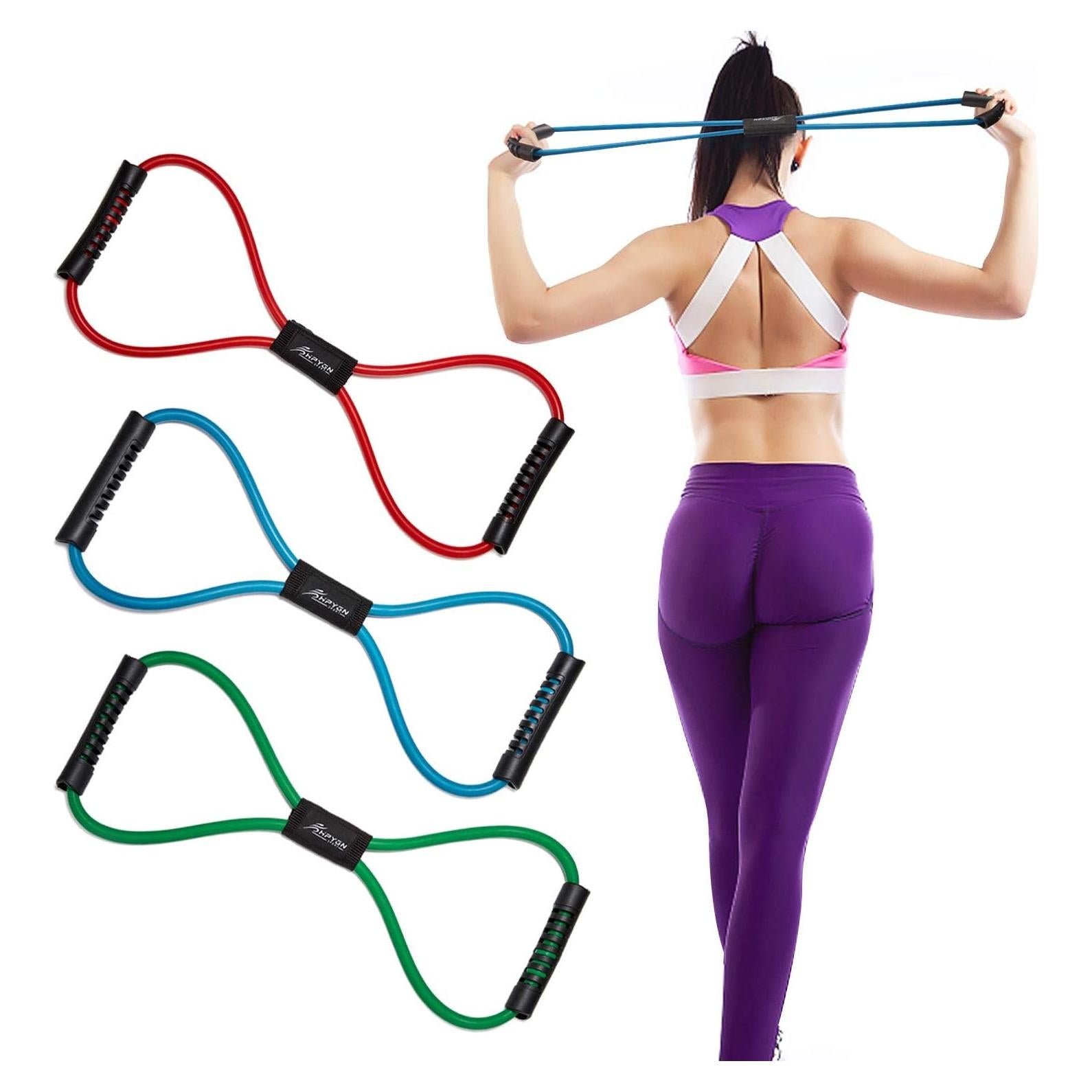 Bandas de Resistencia HPYGN en Forma de 8 para Ejercicio