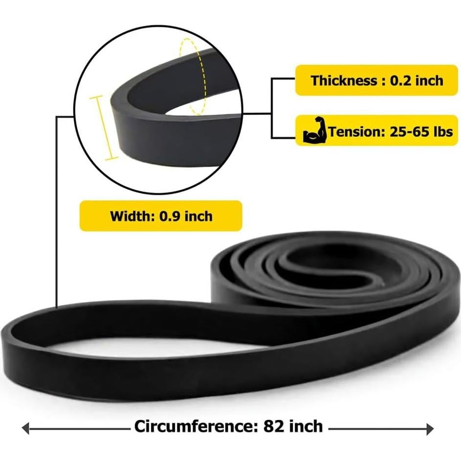 Banda de Resistencia ROSAPOAR ROZLD-06 11.34-29.48 kg Negro