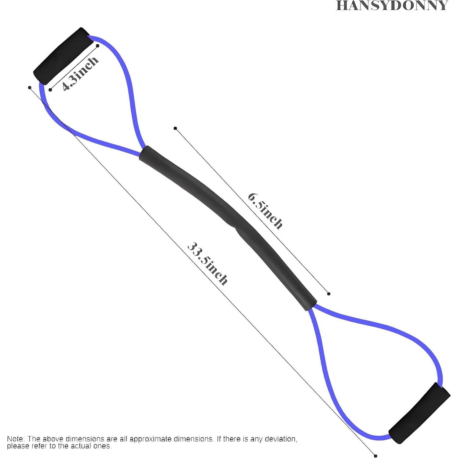 Cinta de Resistencia HANSYDONNY Azul 11.34kg para Boxeo