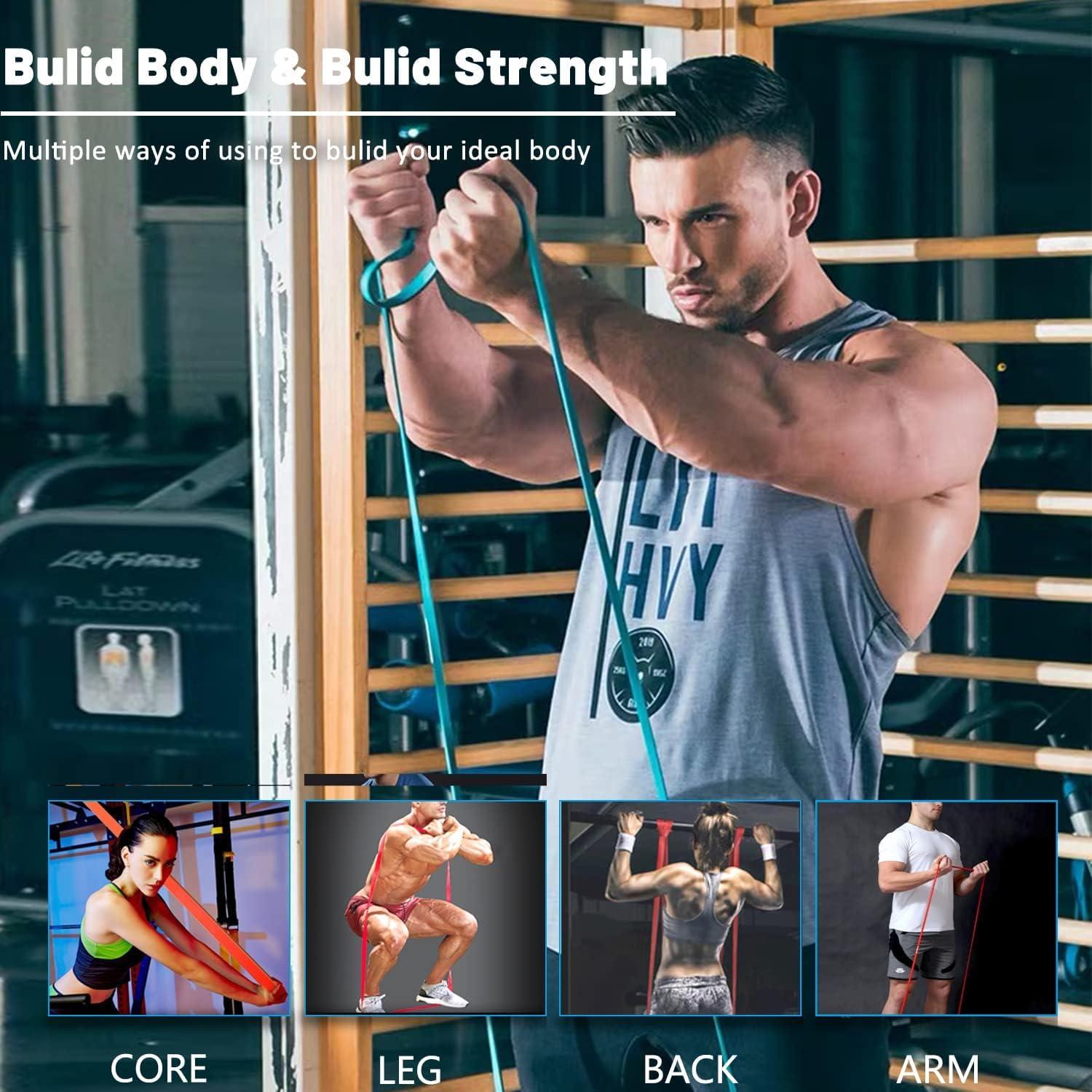 Bandas de Resistencia ROSAPOAR 5 Piezas 2.27-56.7 kg