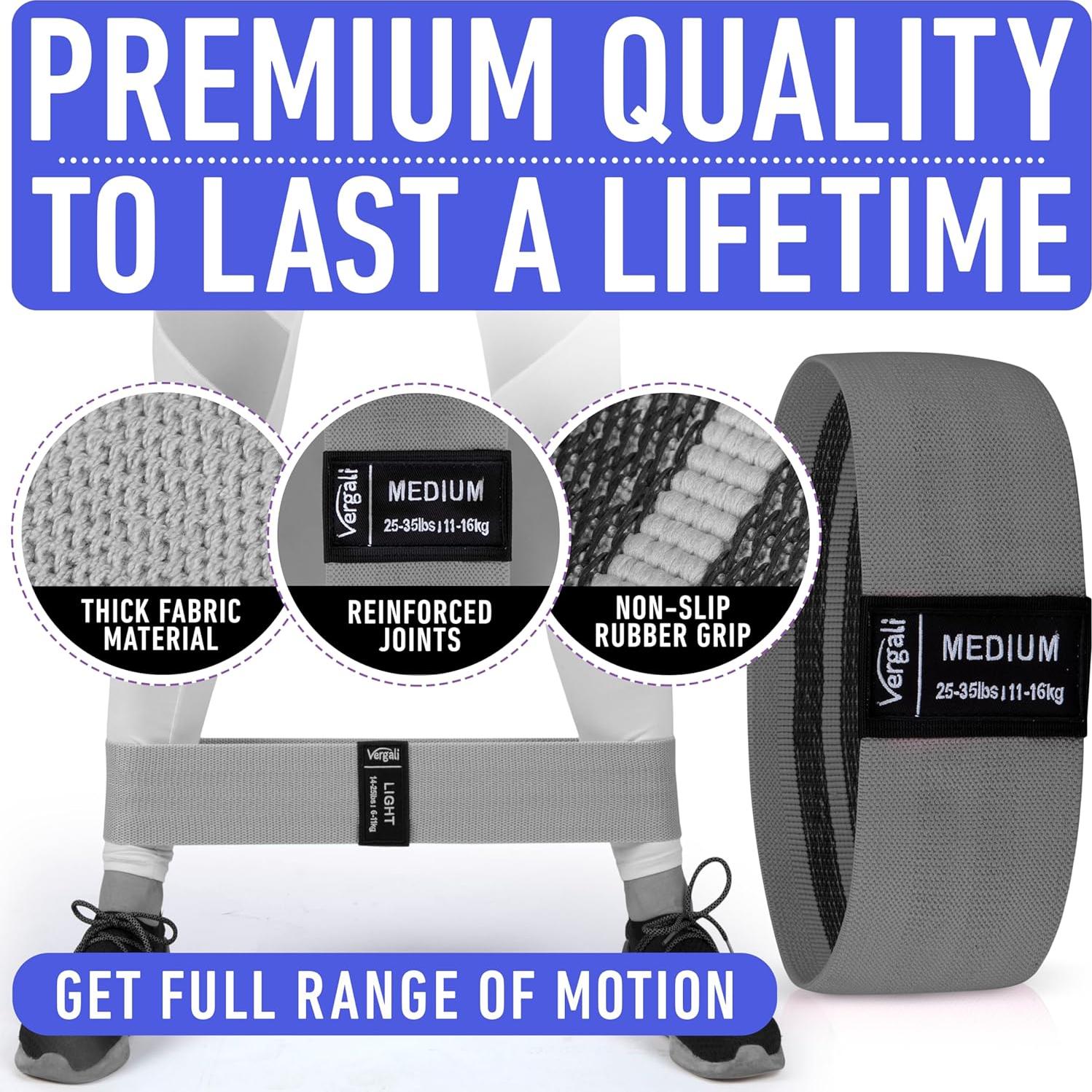 Bandas de Resistencia Vergali BooBan-G 4 Unidades Antideslizantes