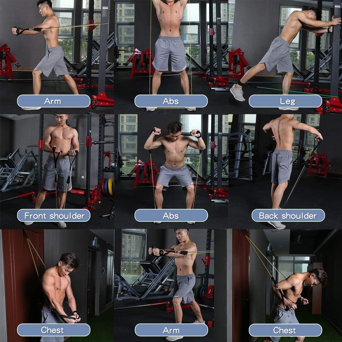 Bandas de Resistencia WHATAFIT 5 Niveles para Ejercicio