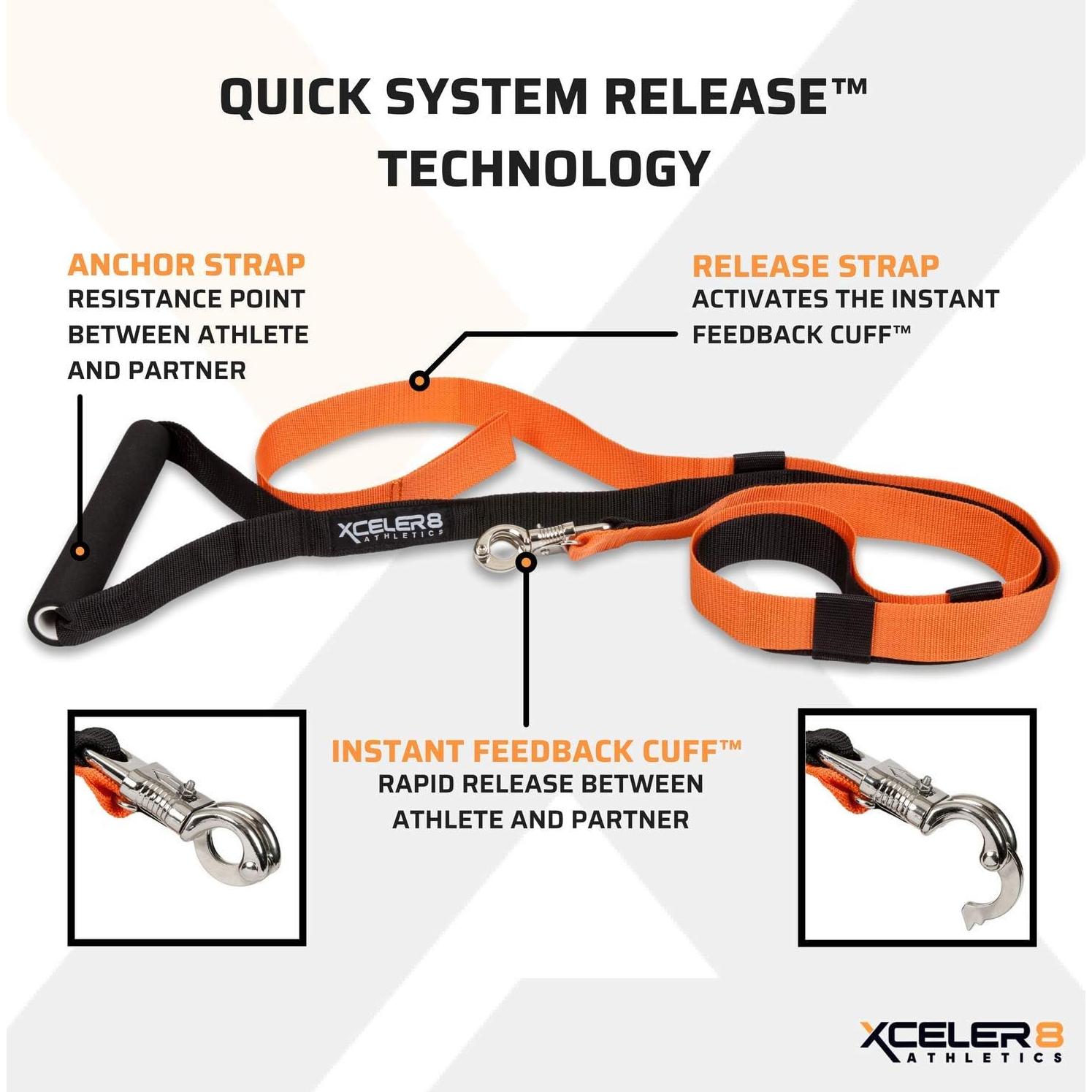 Kit de Entrenamiento de Velocidad XCELER8 - Arnés y Banda de Resistencia