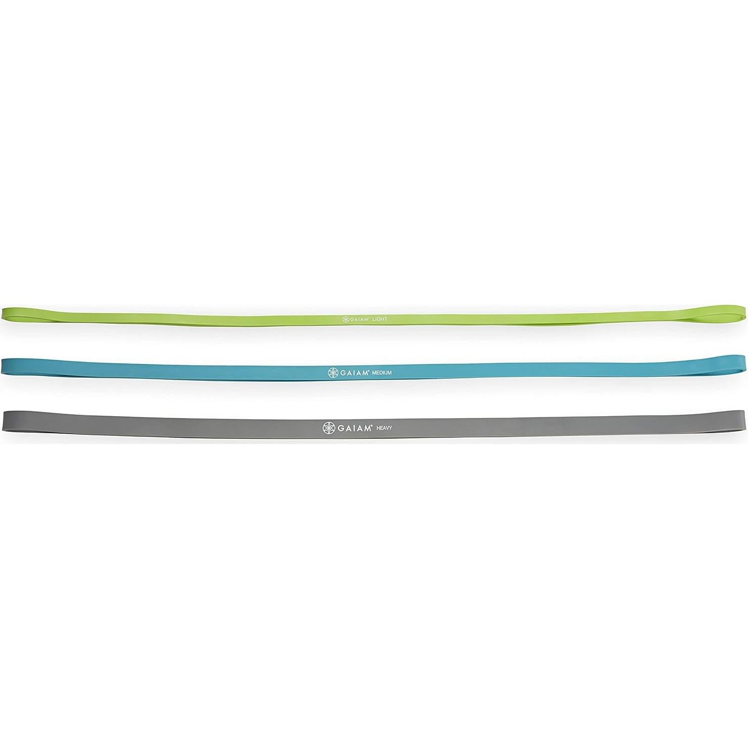 Bandas de Entrenamiento de Resistencia Gaiam Restore 3 Pzas
