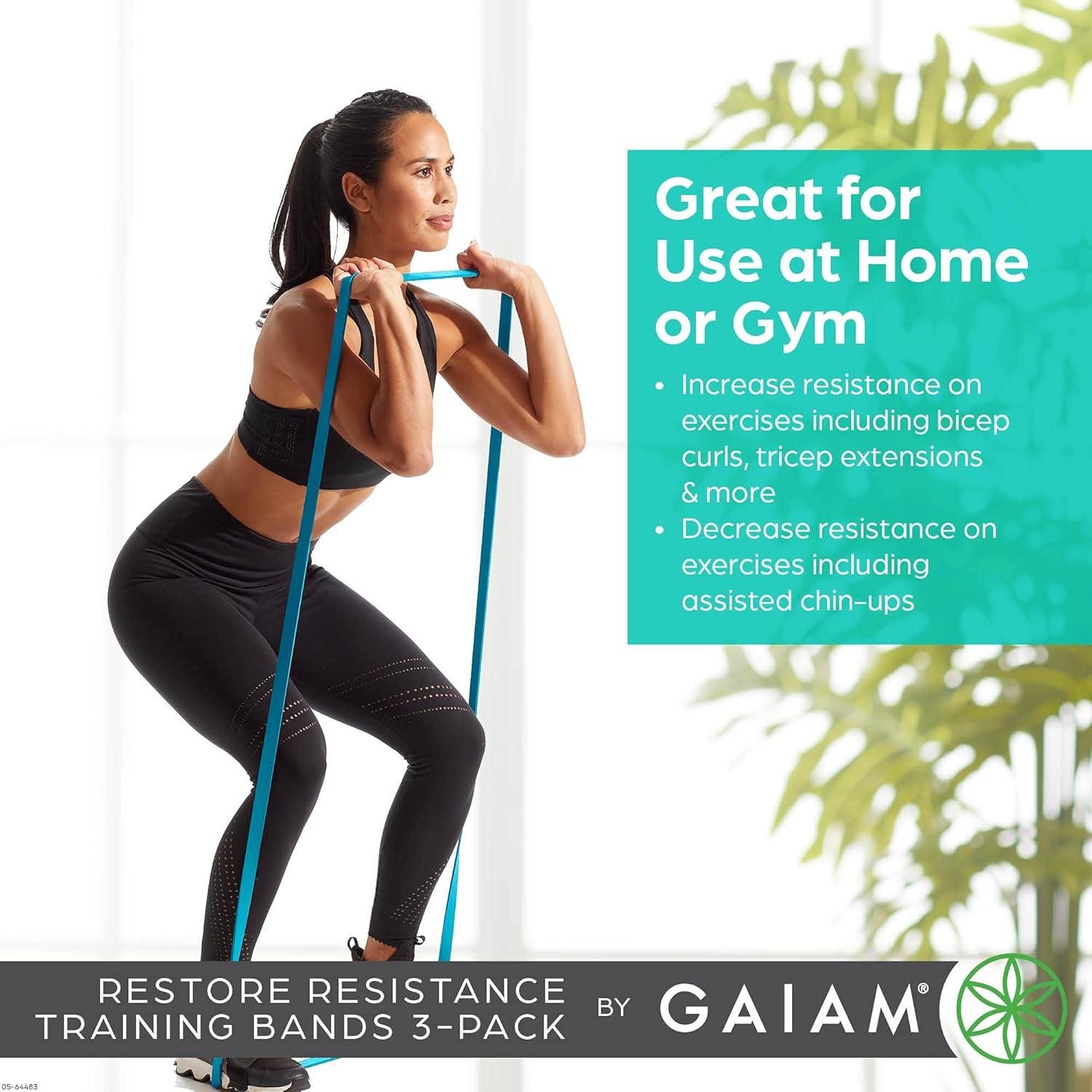 Bandas de Entrenamiento de Resistencia Gaiam Restore 3 Pzas