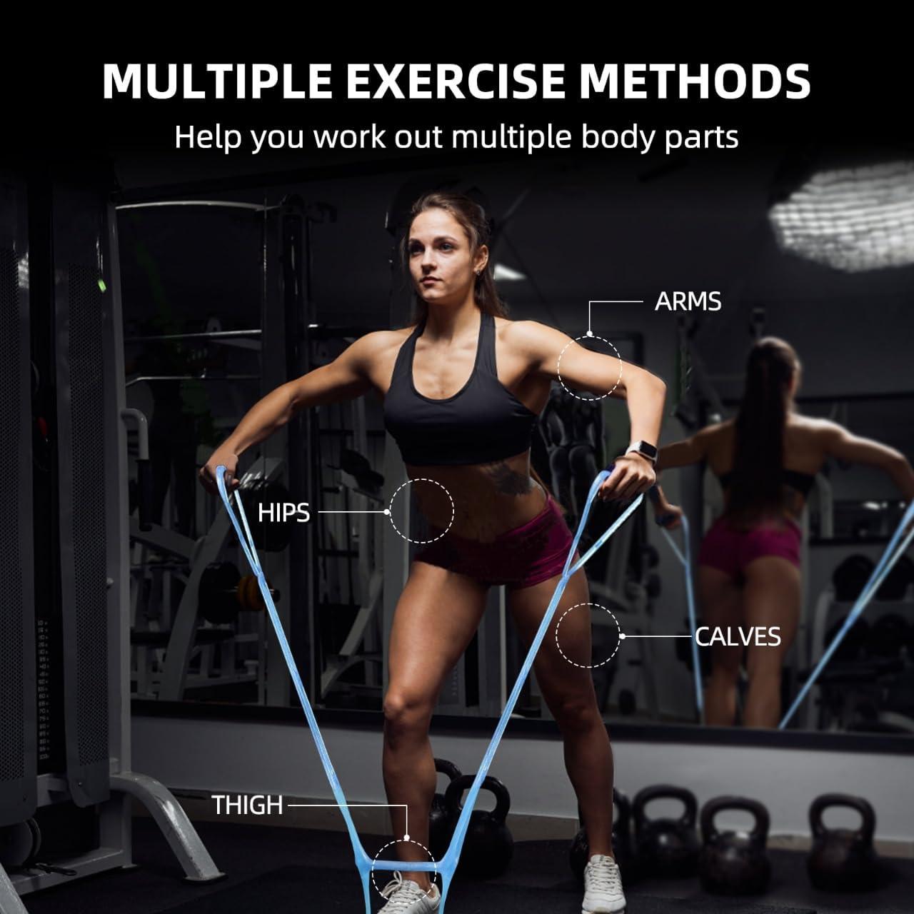 Bandas de Resistencia Flexoria Ajustables para Ejercicio - 3 Niveles