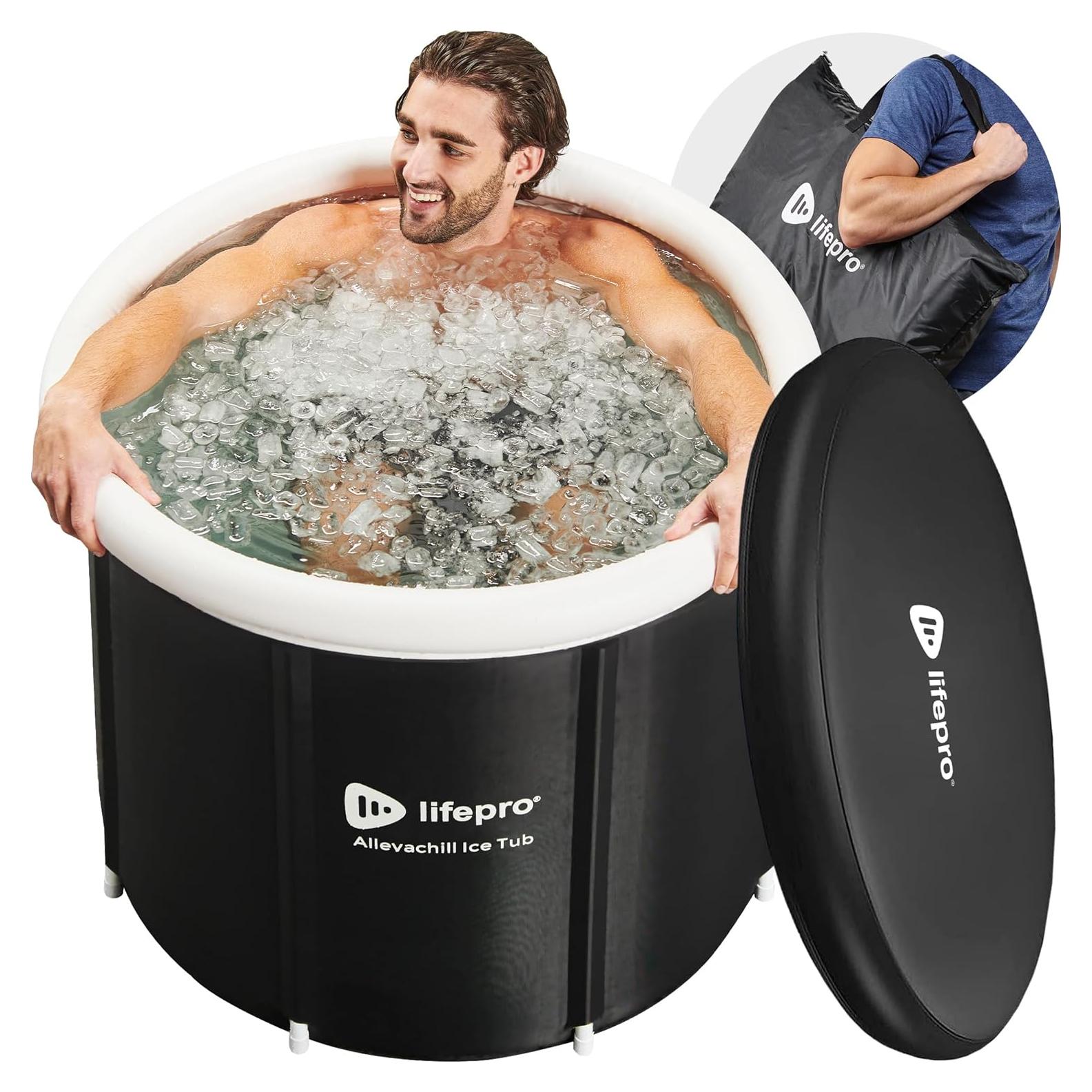 Bañera de Hielo LifePro Portátil 348L con Tapa