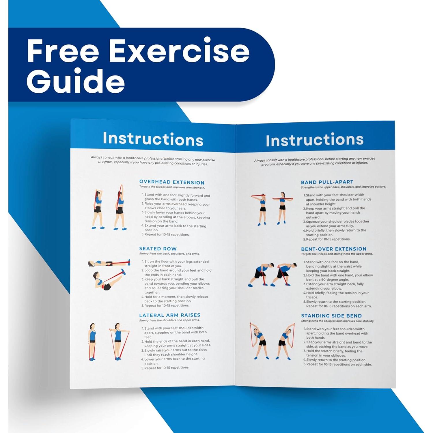 Kit de Bandas de Resistencia RMS - 3 Niveles Sin Látex